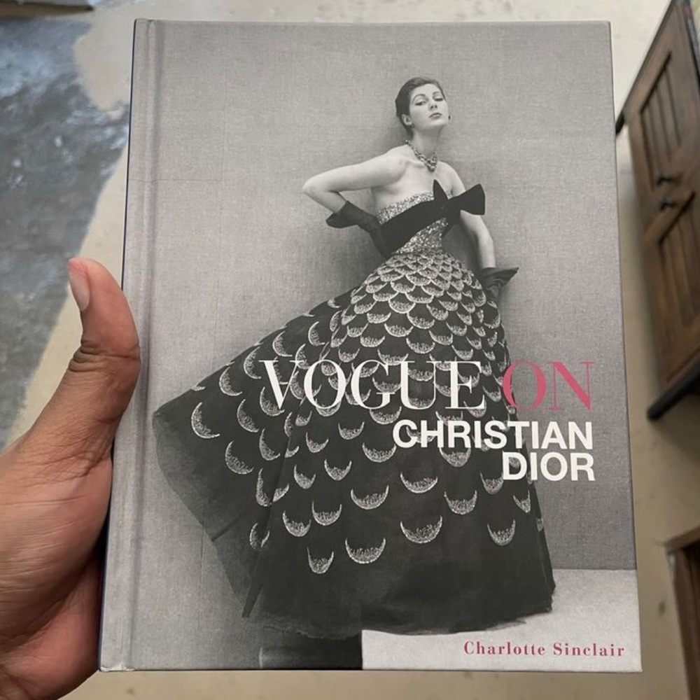 NWT Vogue on Christian Dior by Charlotte Sinclair Large Coffee Table Book